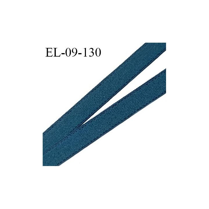 Elastique 9 mm lingerie couleur bleu canard largeur 9 mm haut de gamme prix au mètre