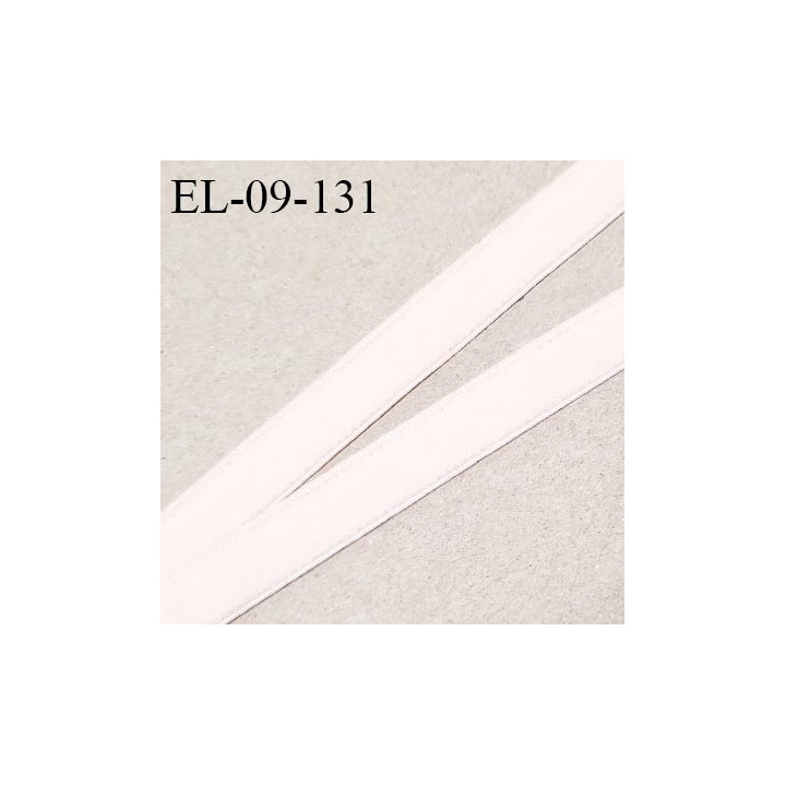 Elastique 9 mm lingerie couleur rose pâle largeur 9 mm haut de gamme prix au mètre