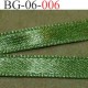 biais galon ruban satin couleur vert brillant lumineux double face très solide largeur 6 mm vendu au mètre