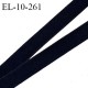 Elastique lingerie 10 mm haut de gamme élastique fin couleur noir largeur 10 mm allongement +160% prix au mètre