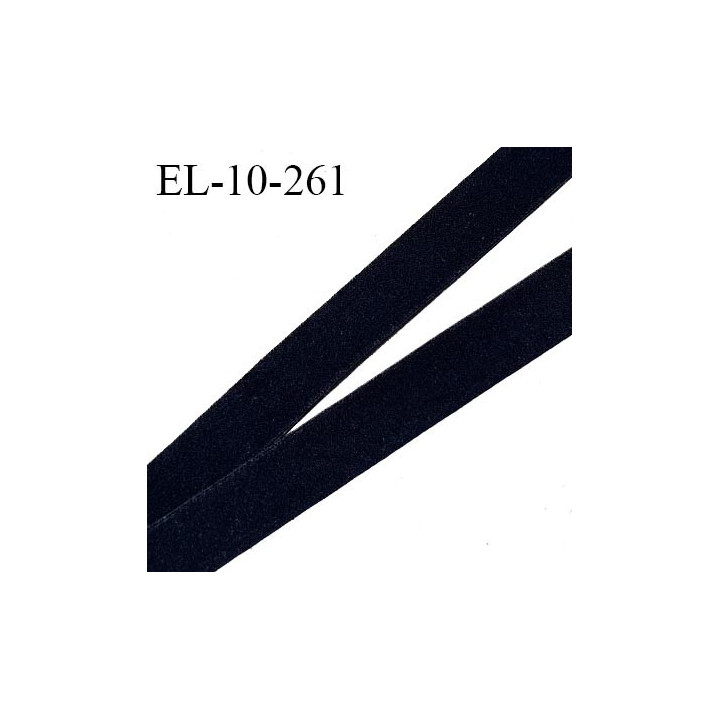 Elastique lingerie 10 mm haut de gamme élastique fin couleur noir largeur 10 mm allongement +160% prix au mètre