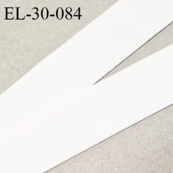 Elastique lingerie 30 mm couleur naturel haut de gamme très doux au toucher largeur 30 mm prix au mètre