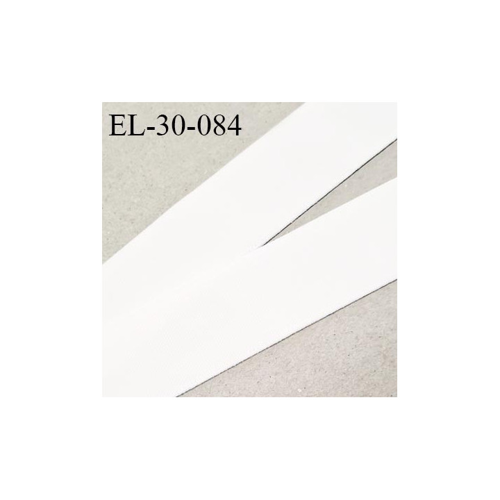 Elastique lingerie 30 mm couleur naturel haut de gamme très doux au toucher largeur 30 mm prix au mètre