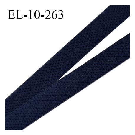 Elastique 10 mm lingerie couleur bleu nuit largeur 10 mm très doux au toucher prix au mètre