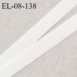 Elastique 8 mm lingerie haut de gamme couleur naturel élastique fin doux au toucher style velours prix au mètre