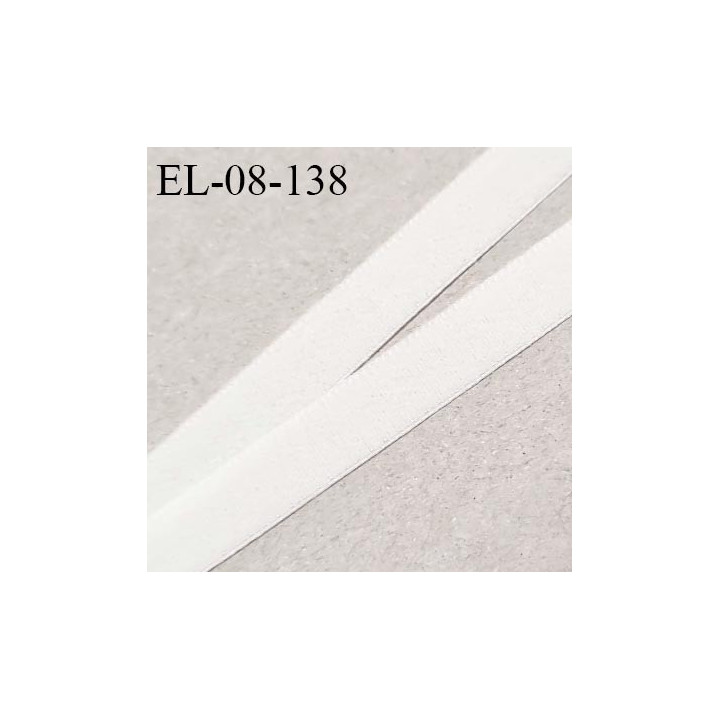 Elastique 8 mm lingerie haut de gamme couleur naturel élastique fin doux au toucher style velours prix au mètre