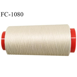 Cone 5000 m fil mousse polyamide superbe qualité n° 120 couleur chair clair  longueur de 5000 mètres bobiné en France