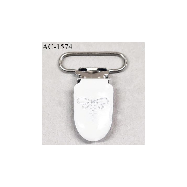 Clip bretelles libellule brocéliande attache en métal tétines rondes en silicone passage pour l'élastique 25 mm prix à la pièce
