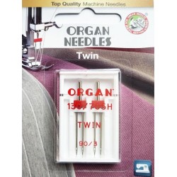 Aiguille Organ TWIN n° 90 3 la boite de 2 aiguilles