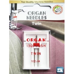 Aiguille Organ TWIN n° 100 4 la boite de 1 aiguilles