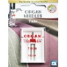 Aiguille Organ TWIN  n° 100 4 la boite de 1 aiguilles