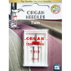 Aiguille Organ TWIN n° 100 6 la boite de 1 aiguilles
