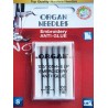 Aiguille Organ EMBROIDERY ANTI GLUE  aiguilles 3 en N° 90 et 2 en n° 100  la boite de 5 aiguilles