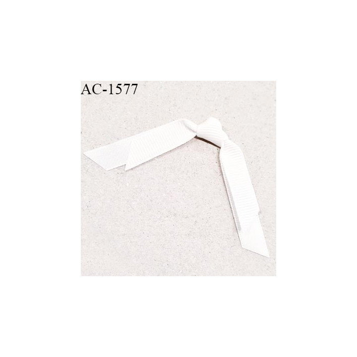 Noeud lingerie haut de gamme couleur écru largeur 24 mm hauteur 15 mm prix à l'unité
