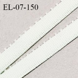 Elastique picot 7 mm lingerie couleur vert pistache clair largeur 7 mm haut de gamme prix au mètre
