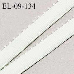 Elastique picot 9 mm lingerie couleur vert pistache clair largeur 9 mm haut de gamme prix au mètre