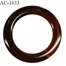 Anneau 50 mm en pvc couleur marron en transparence diamètre intérieur 50 mm prix à l'unité