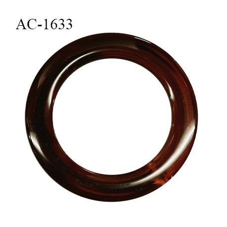 Anneau 50 mm en pvc couleur marron en transparence diamètre intérieur 50 mm prix à l'unité