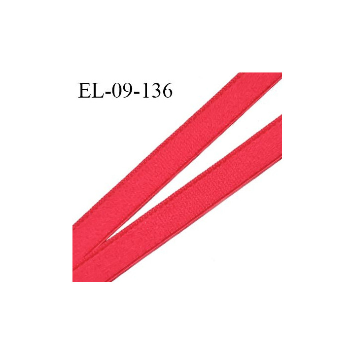 Elastique 9 mm lingerie couleur framboise largeur 9 mm haut de gamme prix au mètre
