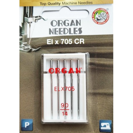 Aiguille Organ ELX 705  en n° 90 la boite de 5 aiguilles