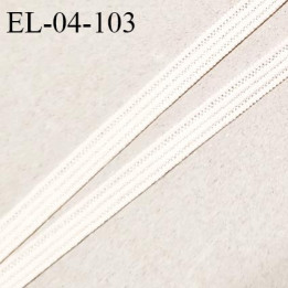 Elastique 4 mm spécial lingerie et couture couleur soie élastique fin très souple allongement +180%  largeur 4 mm prix au mètre