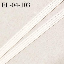 Elastique 4 mm spécial lingerie et couture couleur soie élastique fin très souple allongement +180% largeur 4 mm prix au mètre