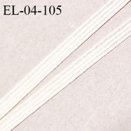 Elastique 4 mm spécial lingerie et couture couleur rose boudoir élastique fin très souple allongement +180% prix au mètre