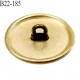 Bouton 22 mm métal couleur laiton diamètre 22 mm épaisseur 5 mm accroche avec un anneau prix à la pièce