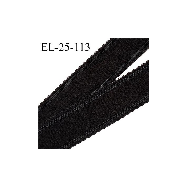 Elastique picot 25 mm bretelle et lingerie couleur noir très beau largeur 25 mm prix au mètre