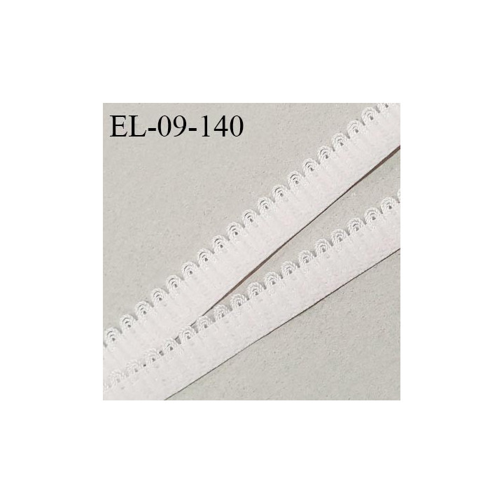 Elastique picot 10 mm lingerie couleur quartz largeur 10 mm haut de gamme prix au mètre