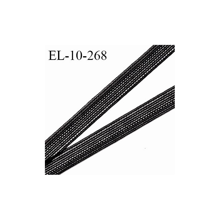 Elastique 10 mm fin style droit fil couleur marron rouille élastique très souple allongement +140% doux au toucher prix au mètre