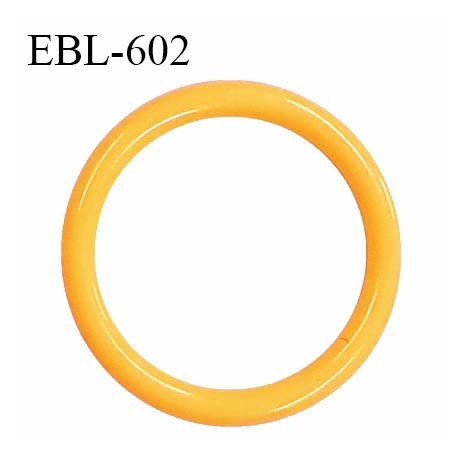 Anneau de réglage 14 mm en pvc couleur jaune orangé diamètre intérieur 14 mm diamètre extérieur 18 mm prix à l'unité