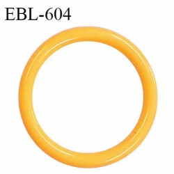 Anneau de réglage 16 mm en pvc couleur jaune orangé diamètre intérieur 16 mm diamètre extérieur 20 mm prix à l'unité