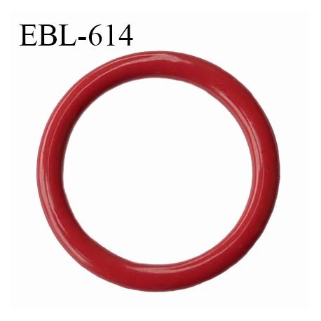 Anneau de réglage 14 mm en pvc couleur ocre rouge prix à l'unité