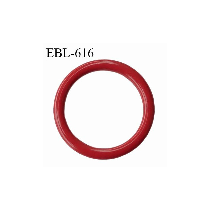 Anneau de réglage 16 mm en pvc couleur ocre rouge prix à l'unité