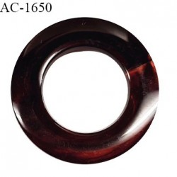 Anneau 25 mm en pvc couleur marron en transparence diamètre intérieur 25 mm diamètre extérieur 45 mm prix à l'unité