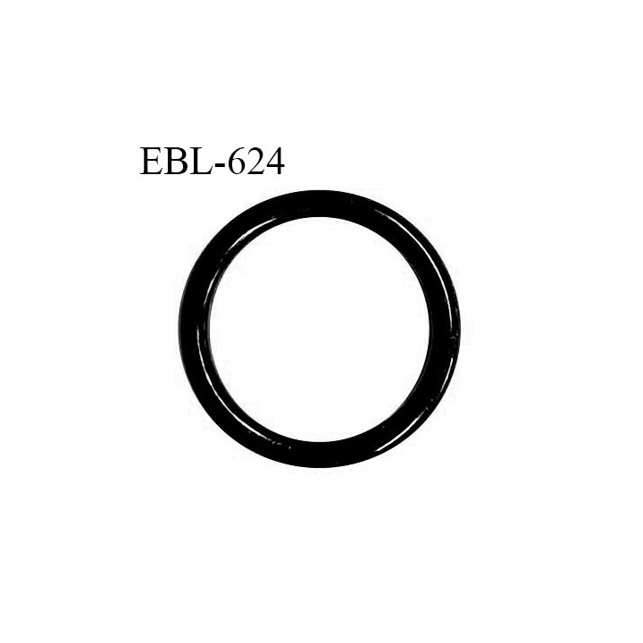 Anneau de réglage 18 mm en pvc couleur noir diamètre intérieur 18 mm diamètre extérieur 21 mm épaisseur 2 mm prix à l'unité