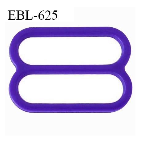 Réglette 17 mm de réglage de bretelle pour soutien gorge et maillot de bain en pvc indigo intérieur 17 mm prix à l'unité