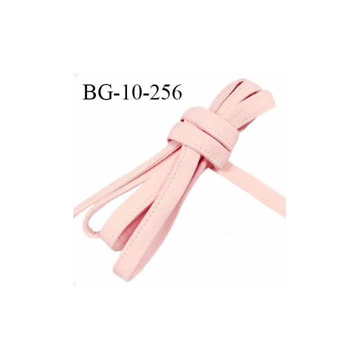 Cache armature et baleine underwire 10 mm couleur rose pâle très doux au toucher largeur 10 mm prix au mètre