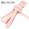 Cache armature et baleine underwire 10 mm couleur rose pâle très doux au toucher largeur 10 mm prix au mètre