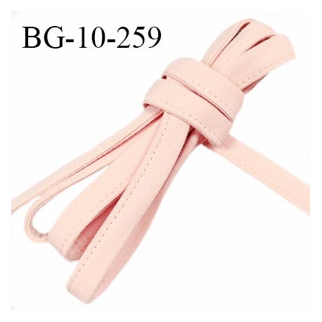 Cache armature et baleine underwire 10 mm couleur chair rosé très doux au toucher largeur 10 mm prix au mètre