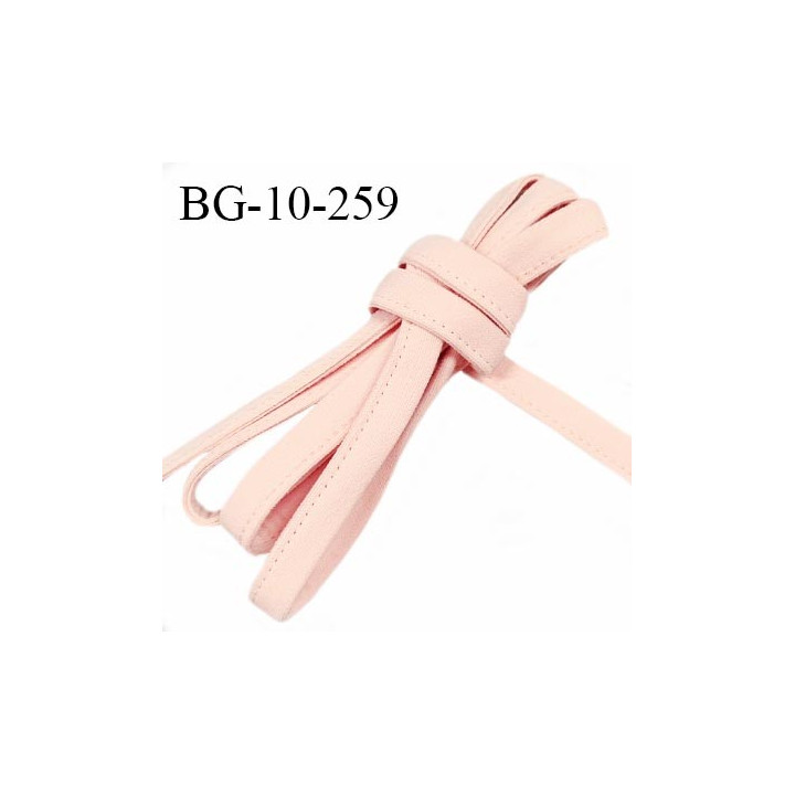 Cache armature et baleine underwire 10 mm couleur chair rosé très doux au toucher largeur 10 mm prix au mètre