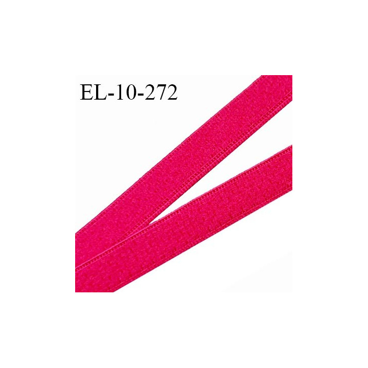 Elastique 10 mm lingerie couleur framboise largeur 10 mm très doux au toucher prix au mètre