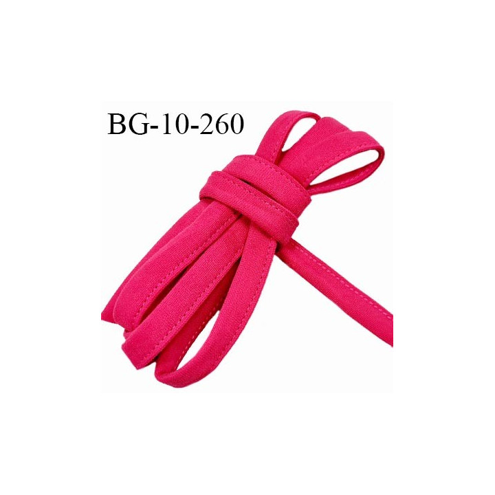 Cache armature et baleine underwire 10 mm couleur framboise très doux au toucher largeur 10 mm prix au mètre