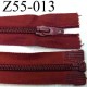 fermeture éclair longueur 55 cm couleur rouge bordeau séparable largeur 3.2 cm zip glissière nylon largeur 6 mm