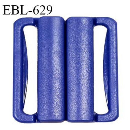 Boucle clip 20 mm attache réglette pvc spécial maillot de bain couleur indigo intérieur 20 mm haut de gamme prix à l'unité