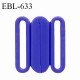 Boucle clip 15 mm attache réglette pvc spécial maillot de bain couleur indigo intérieur 15 mm haut de gamme prix à l'unité