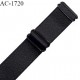 Bretelle lingerie SG 24 mm très haut de gamme couleur noir avec 2 barrettes longueur 13 cm prix à l'unité