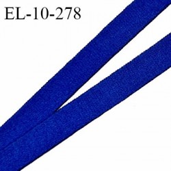 Elastique 10 mm lingerie couleur bleu largeur 10 mm très doux au toucher prix au mètre