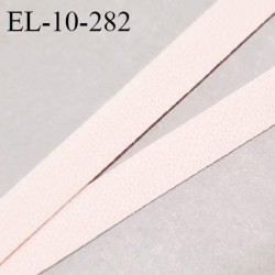 Elastique 10 mm lingerie couleur rose pâle largeur 10 mm allongement +80% très doux au toucher prix au mètre